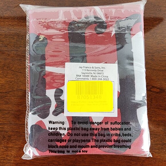 NEW Jay Franco & Sons, Inc. Harry Potter Gray Gryffindor Pillowcase One Size - Picture 2 of 3